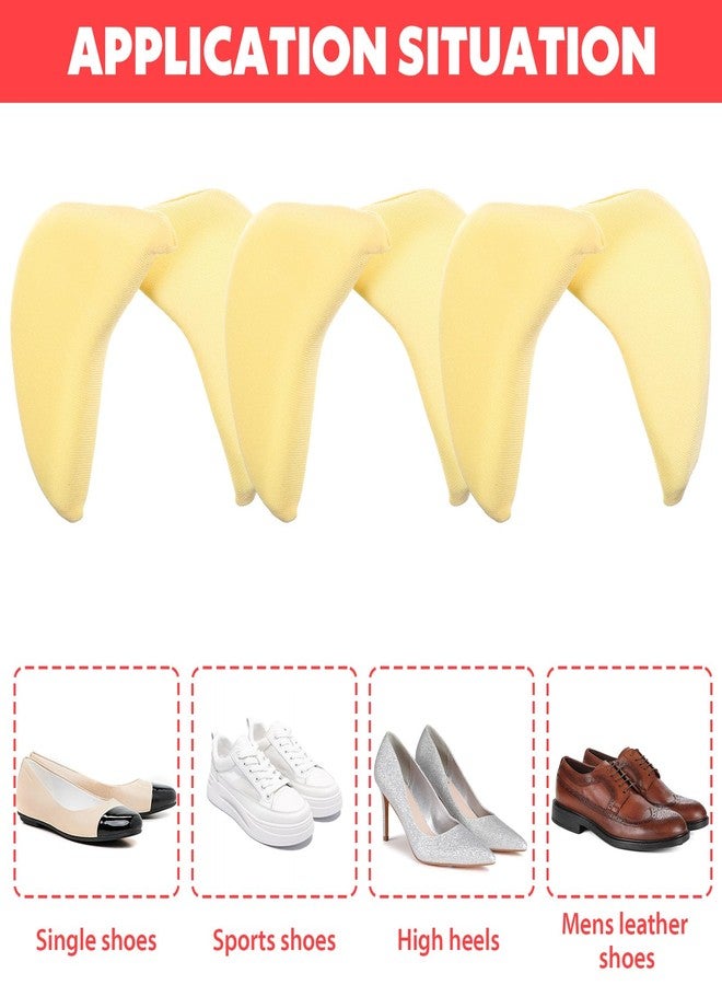 Larrel 3 Pairs Toe Inserts for Shoes Too Big, Reusable Shoe Inserts for Women Too Big Comfortable Shoe Filler to Make Shoes Fit Tighter for Women Men Pumps Flats Sneakers (Skin Color) - Image 5